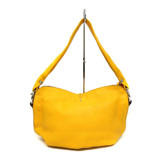 Celine Leather Yellow Handbag - Picture 1 of 15